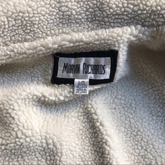 vintage corduroy jacket with white sherpa inlining - Picture 6 of 6